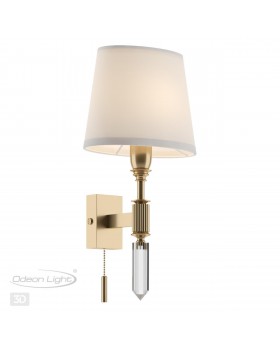 4894/1W MODERN ODL_EX22 91 бронзовый/белый/ткань Бра с выкл. E14 1*40W LONDON-foto5