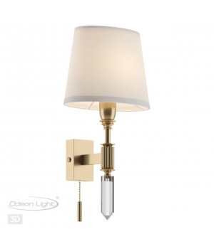 4894/1W MODERN ODL_EX22 91 бронзовый/белый/ткань Бра с выкл. E14 1*40W LONDON-foto5