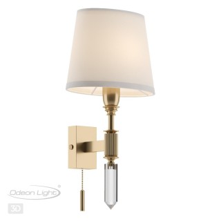 4894/1W MODERN ODL_EX22 91 бронзовый/белый/ткань Бра с выкл. E14 1*40W LONDON-foto5