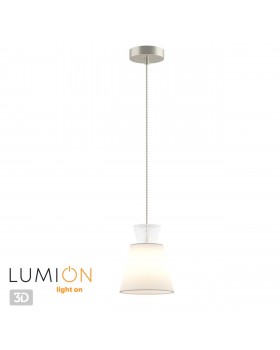 4433/1 NEOCLASSI LN20 113 никель, белый, стеклянный декор Подвес E14 1*40W 220V ABIGAIL-foto6