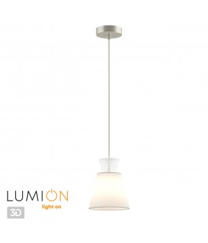 4433/1 NEOCLASSI LN20 113 никель, белый, стеклянный декор Подвес E14 1*40W 220V ABIGAIL-foto6