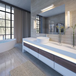 3887/18WW HIGHTECH ODL20 243 бел/металл Настен.поворотн.светильник LED 4000K 18W 220V IP44 ARNO-foto11