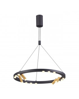 3918/48L L-VISION ODL20 151 черный/золотистый/металл Подвесной светильник LED 48W 4000K BEVEREN-foto4