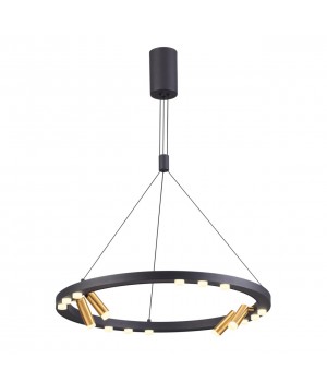 3918/48L L-VISION ODL20 151 черный/золотистый/металл Подвесной светильник LED 48W 4000K BEVEREN-foto4