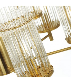 4809/5 MIDCENT ODL21 477 бронзовый/прозрачный Люстра E14 5*60W FORMIA-foto5