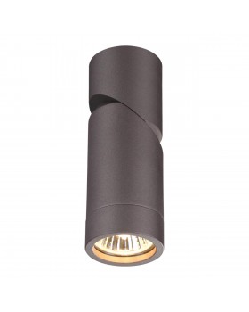 370590 OVER NT19 220 серебристый черный Накладной светильник IP20 GU10 50W 220-240V ELITE-foto4