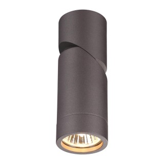 370590 OVER NT19 220 серебристый черный Накладной светильник IP20 GU10 50W 220-240V ELITE-foto4