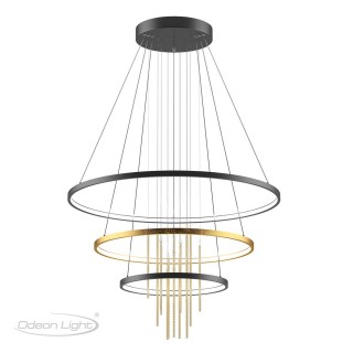 3901/99L L-VISION ODL20 215 золотистый/стекло/металл Подвесной светильник LED 4000K 113W 220V MONICA-foto7