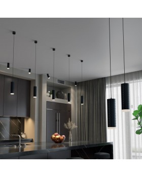 370853 OVER NT22 167 черный Накладной светильник, провод 2м IP20 GU10 9W 220V BRILL-foto3