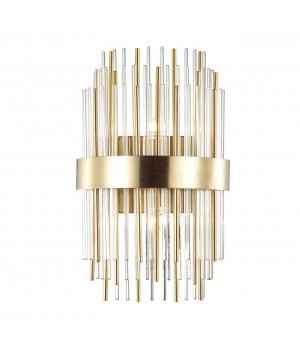 4639/2W HALL ODL20 473 золотой/металл/стекло Бра G9 2*40W 220V IDA-foto6