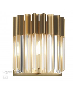 4675/1W HALL ODL20 419 бронзовый/прозрачный Бра E14 1*40W 220V MORIA-foto5