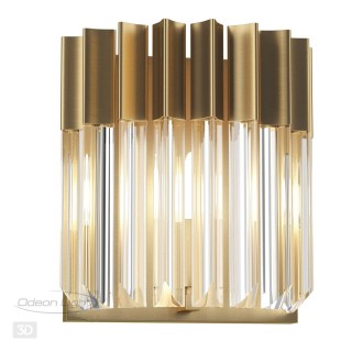 4675/1W HALL ODL20 419 бронзовый/прозрачный Бра E14 1*40W 220V MORIA-foto5