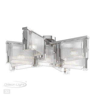 4871/7C HALL ODL_EX22 57 хром/прозрачный/стекло Люстра потолочная E14 7*40W GATSBY-foto5
