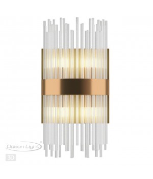 4722/4W HALL ODL20 475 бронзовый/стекло/прозрачный Бра G9 4*33W 220V FOCCO-foto5