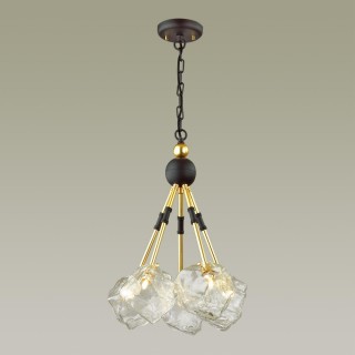 4789/5A LOFT ODL21 481 черный/золотой/прозрачный Люстра G9 5*40W STONO-foto4