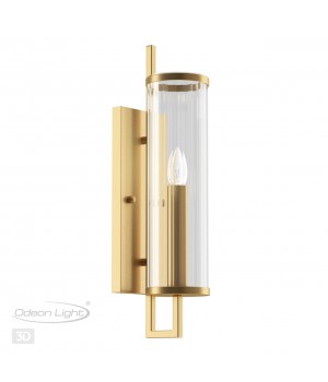 4655/1W COUNTRY ODL20 503 золотой/прозрачный Бра E14 60W 220V RENA-foto5