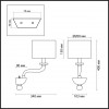 4727/1W MODERN ODL20 355 золотой/стекло/кремовый Бра E14 1*40W 220V VOSTA