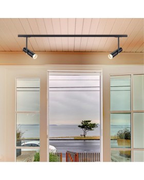 370575 PORT NT19 100 черный Светильник трековый однофазный трехжильный IP20 GU10 50W 220V BATRA-foto3