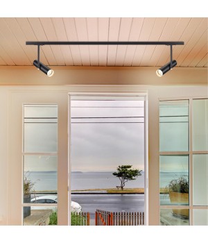 370575 PORT NT19 100 черный Светильник трековый однофазный трехжильный IP20 GU10 50W 220V BATRA-foto3