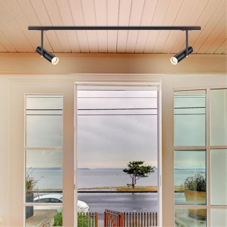 370575 PORT NT19 100 черный Светильник трековый однофазный трехжильный IP20 GU10 50W 220V BATRA-foto3