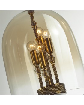 4892/4 NEO ODL_EX22 63 бронзовый с патиной/'коньячный'/стекло Подвес E14 4*40W BELL-foto7