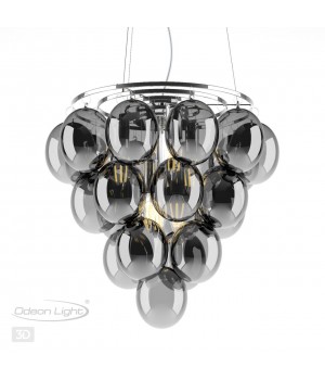 4797/6 MODERN ODL21 345 дымчатый/хром Люстра E14 6*40W GRAPE-foto4