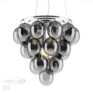 4797/6 MODERN ODL21 345 дымчатый/хром Люстра E14 6*40W GRAPE-foto4