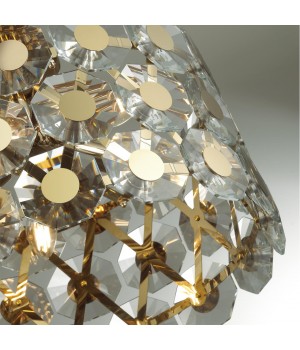 4974/5C HALL ODL22 373 золотой/хрусталь Люстра потолочная E14 5*40W TOKATA-foto5