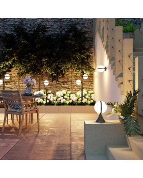 4832/1F NATURE ODL21 571 черный/акрил Ландшафтный светильник E27 1*10W IP44 LOMEO-foto3