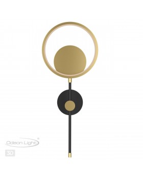 4322/15WL MIDCENT ODL22 167 металл/черный с бронзой Настенный светильник IP20 LED 15W 957Лм 3000K DENZEL-foto5