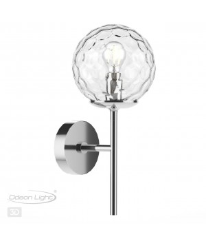 4982/1W MODERN ODL22 323 хром/прозрачный/стекло Бра E14 1*40W VERASA-foto5