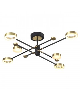 4321/55CL MIDCENT ODL22 169 металл/черный с бронзой Потолочный светильник IP20 LED 55W 2615Лм DENZEL-foto4