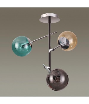 4454/3C MODERNI LN20 092 хром, разноцветный Люстра потолочная E14 3*40W 220V SIERRA-foto3