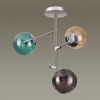 4454/3C MODERNI LN20 092 хром, разноцветный Люстра потолочная E14 3*40W 220V SIERRA-foto3