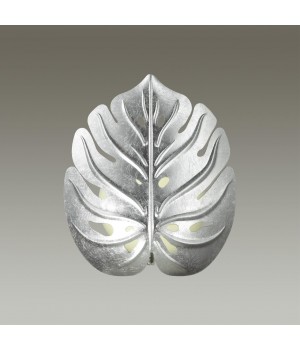 4865/1WA MODERN ODL_EX22 80 серебристый/белый/стекло Бра G9 2*5W JUNGLE-foto4