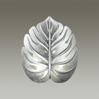 4865/1WA MODERN ODL_EX22 80 серебристый/белый/стекло Бра G9 2*5W JUNGLE-foto4