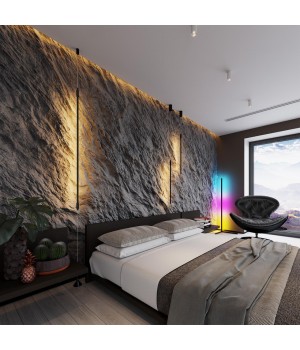 4335/9LA HIGHTECH ODL22 116 чёрный Подвесной светильник, вертикальн. крепление IP20 LED 9W 675Лм 3000K FILLINI-foto3