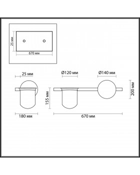 4682/1WA WALLI ODL20 529 золото/белый Настенный светильник E14 1*40W 220V FLOWER-foto2
