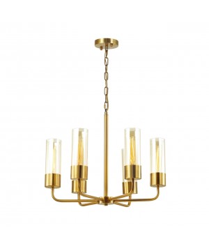4659/6 COUNTRY ODL20 491 золотой/прозрачный Люстра E27 6*60W 220V STEPI-foto4
