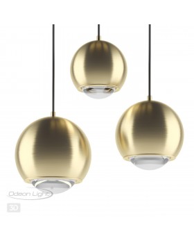 4227/12L L-VISION ODL21 255 золотистый/металл Подвесной светильник IP20 LED 12W 600Лм 3000К MIA-foto6