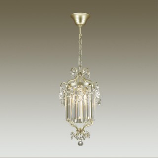 4686/1 CLASSIC ODL20 457 серебристый/хрусталь Подвес E14 1*40W 220V SHARM-foto3