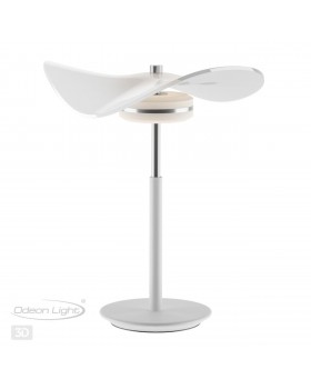 4856/10TL L-VISION ODL_EX21 67 никель/белый/стекло Настольная лампа LED 1*10W 3500K FLUENT-foto5