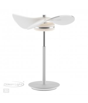 4856/10TL L-VISION ODL_EX21 67 никель/белый/стекло Настольная лампа LED 1*10W 3500K FLUENT-foto5