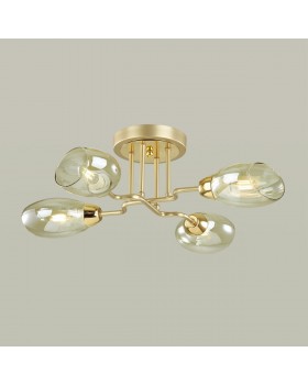 4536/4C MODERNI LN21 098 золото, матовое золото Люстра потолочная E14 4*40W 220V LACIE-foto3