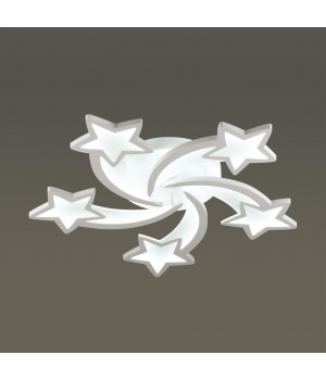 4525/99CL LEDIO LN20 027 белый Люстра потолочная диммир. с ДУ LED 110W 3000-6000К 8580Лм 220V SELINA-foto3