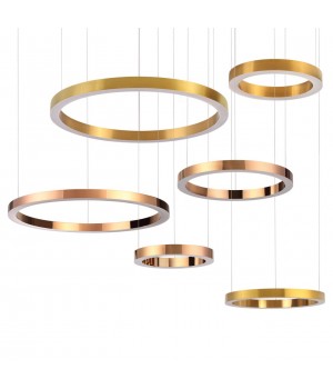 3885/45LA L-VISION ODL20 113 полированное золото/металл Подвесной светильникк LED 4000K 52W 3100Лм 220V (2 вида крепления) BRIZZI-foto7