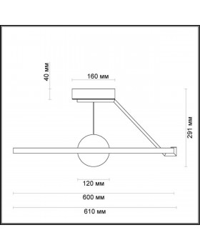 4032/40CL L-VISION ODL18 217 тёмно-серый/хром Люстра потолочная IP20 LED 40W 220V LOND-foto2