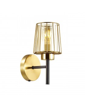 4656/1W COUNTRY ODL20 487 золотой/черный/янтарный Бра с выкл. E27 60W 220V DOGANA-foto6