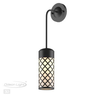 4834/1W NATURE ODL21 575 черный/стекло Ландшафтный настенный светильник E27 1*60W IP44 DUNES-foto5