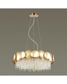 4636/6 CLASSIC ODL20 489 золото/хрусталь/металл Люстра E14 6*40W 220V ULLA-foto4